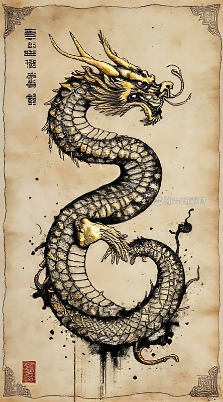 龙腾云海威震四方