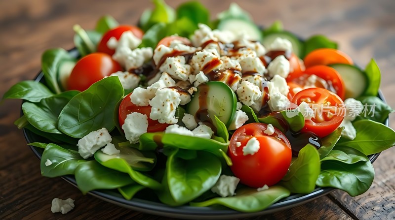 清新蔬菜沙拉健康美味营养丰富！