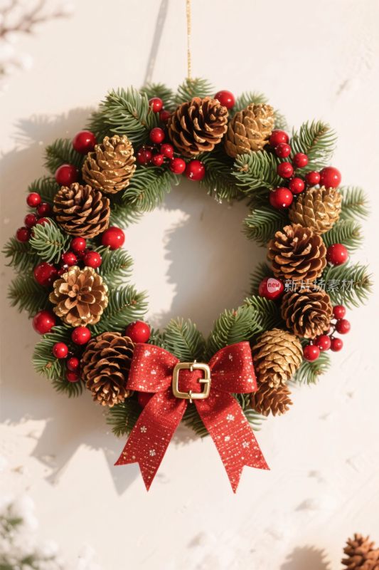 圣诞装饰花环