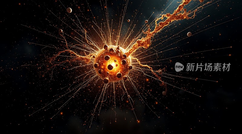 新片场素材宇宙爆炸