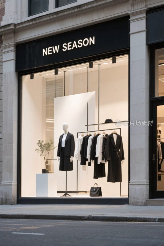 服装店橱窗陈列
