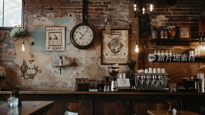 复古咖啡店温馨时光