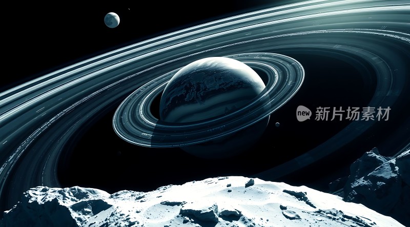 神秘星球与璀璨光环