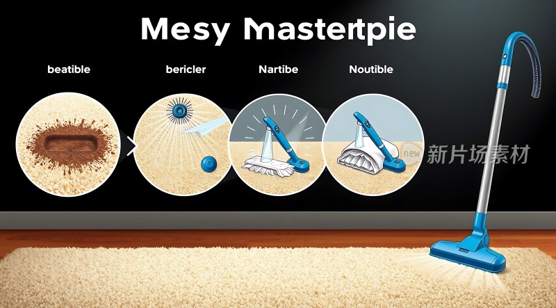 吸尘器清洁地毯