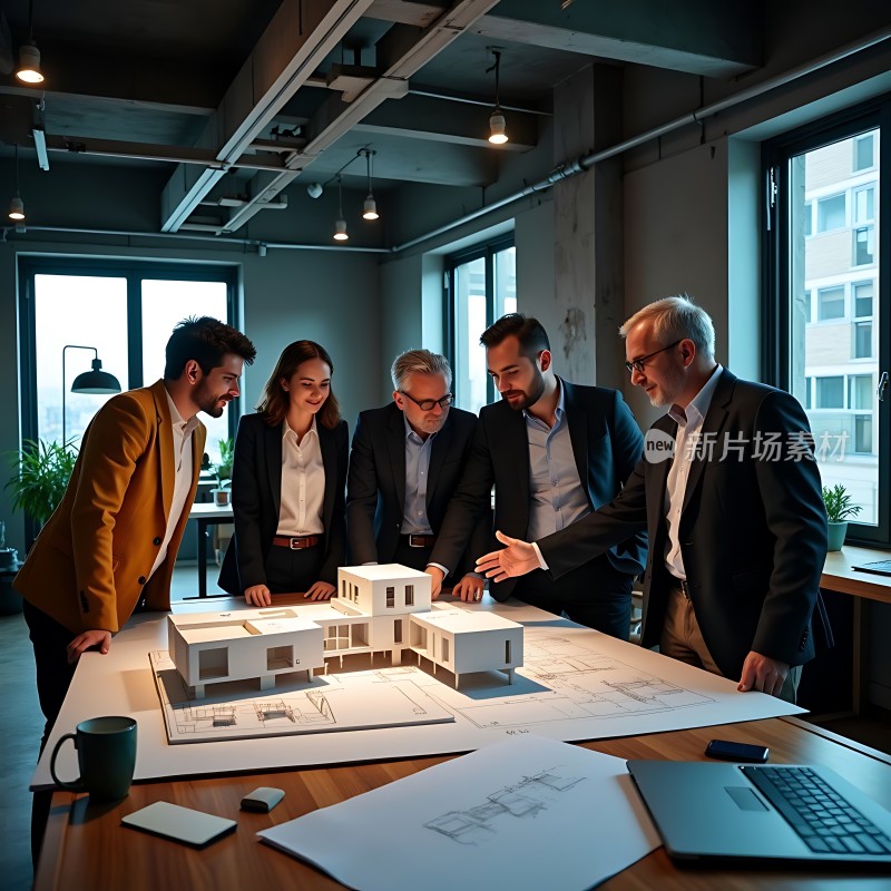 团队协作共商建筑大计