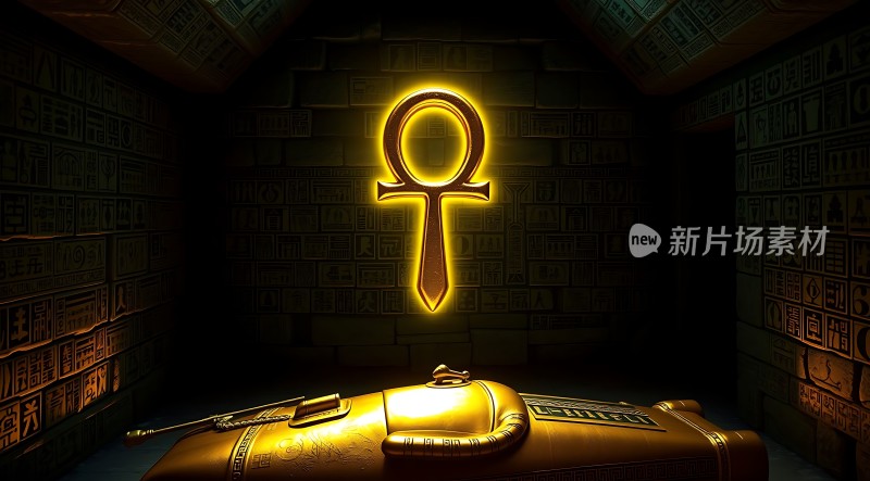 古埃及黄金棺材与生命之钥