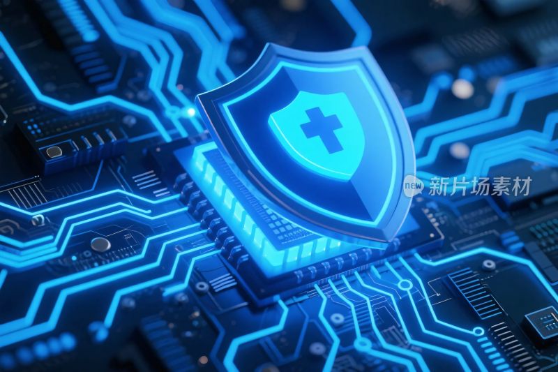 数字安全科技盾牌