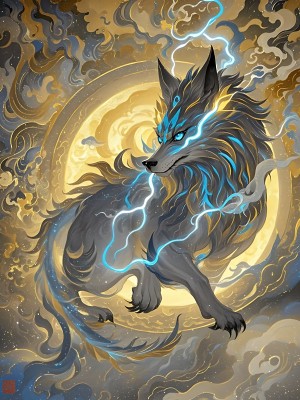 月下狼影 月下狼影