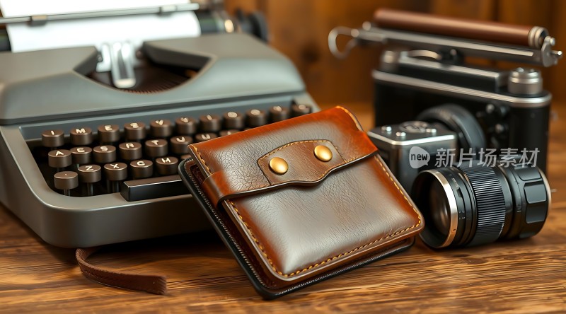 复古相机与打字机