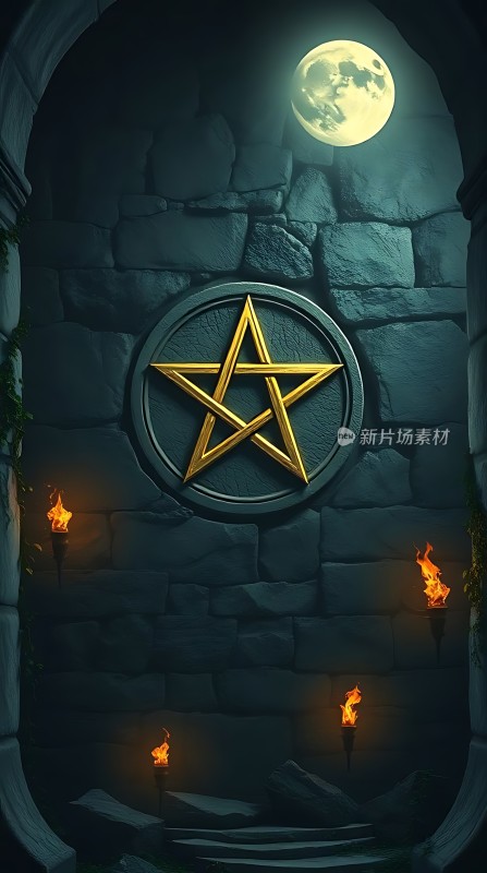 神秘五角星之夜