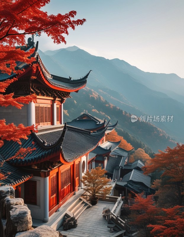 衡山红顶寺景致