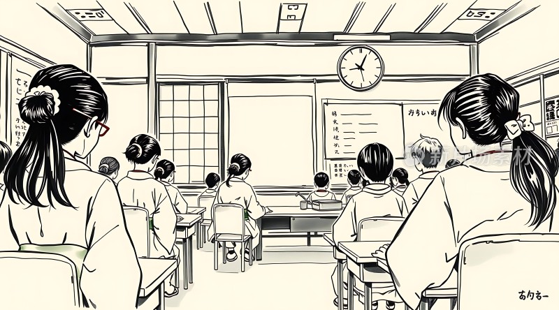 教室里的专注时刻