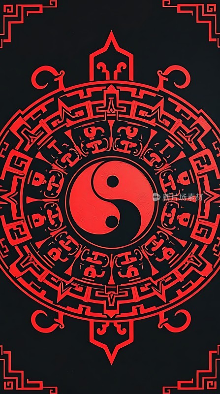 阴阳太极八卦图