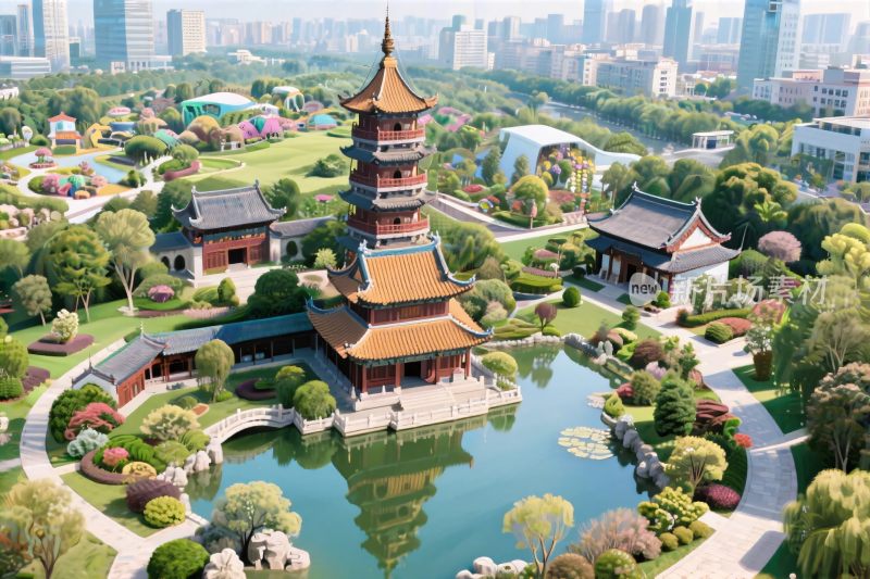 古建园林景观图