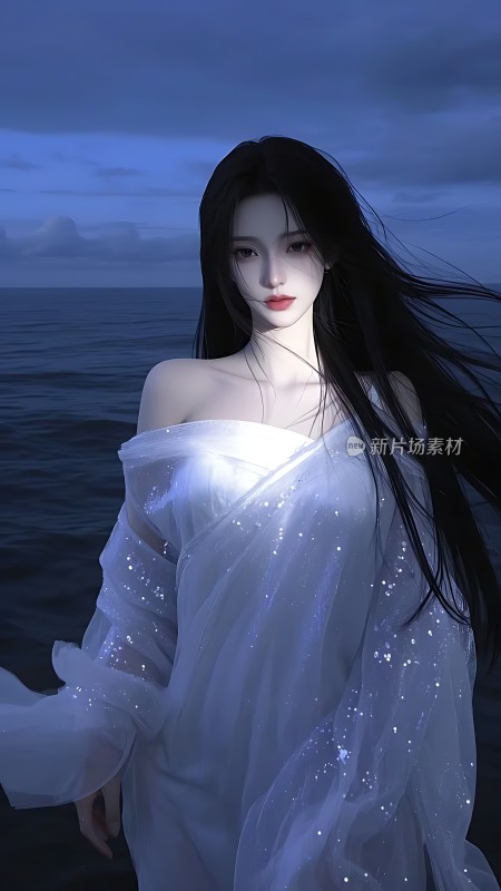 海边的梦幻女神