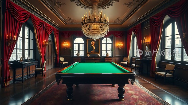 豪华台球室