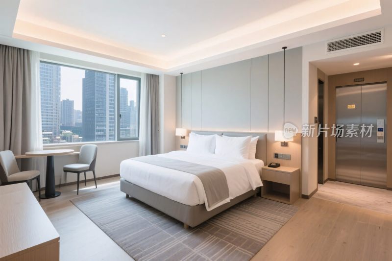 现代酒店客房实景