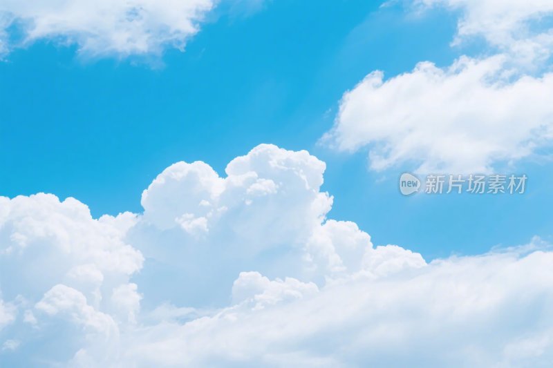 蓝天白云风景图