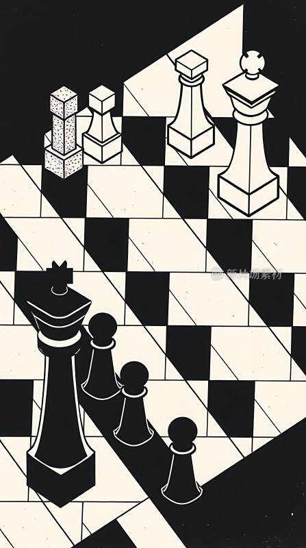 黑白棋局战略与智慧的对决