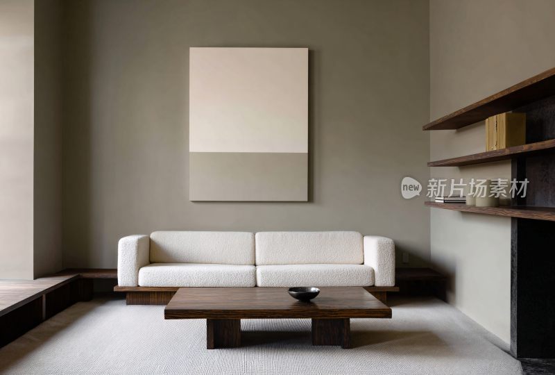 简约风格客厅室内场景