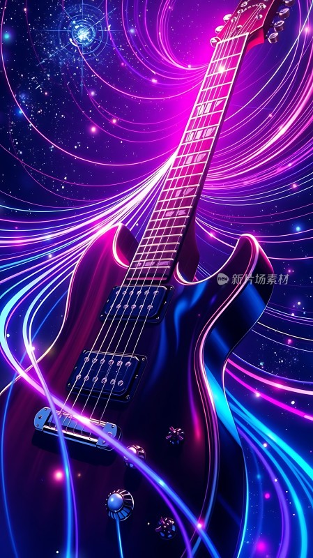 炫彩吉他星空