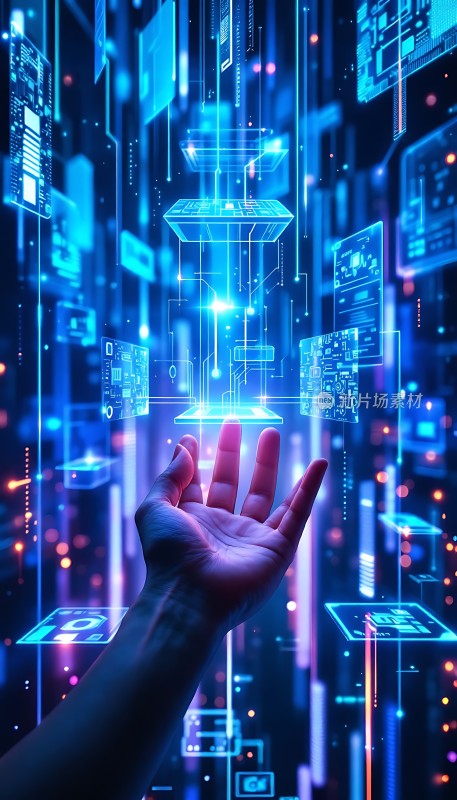 科技之手掌控未来世界