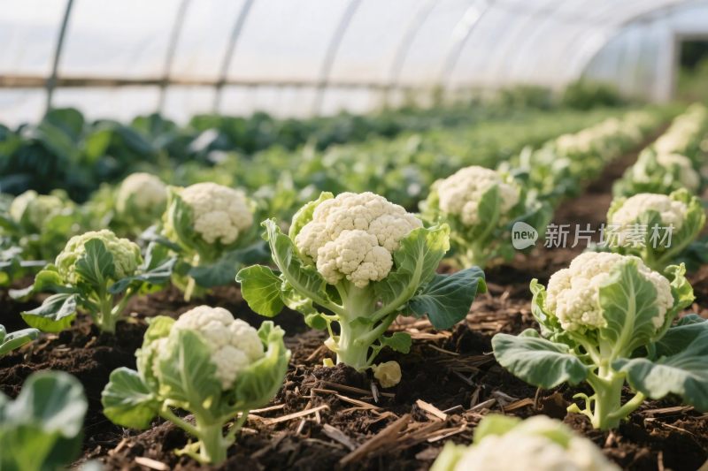 温室花椰菜种植场景