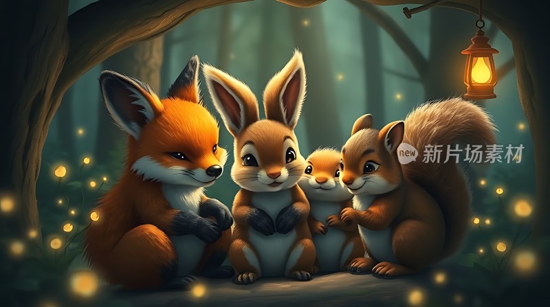 森林里的友谊故事