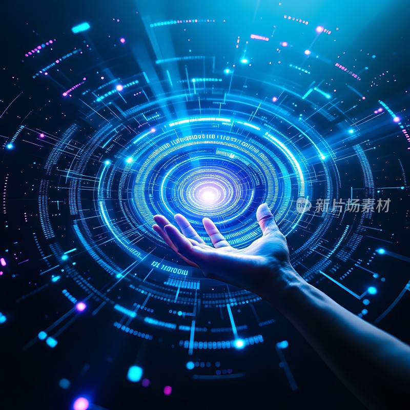 科技之手掌控未来世界