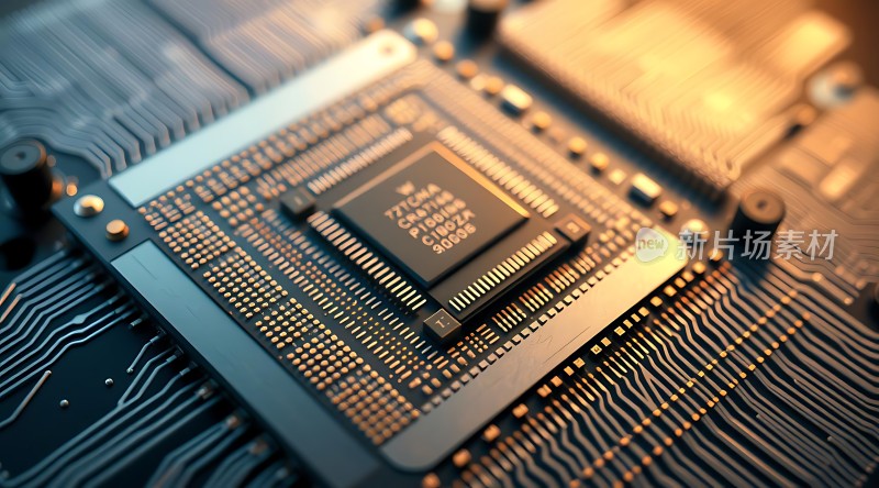 芯片细节展示科技感十足