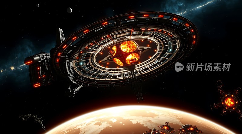 星际飞船探索未知宇宙
