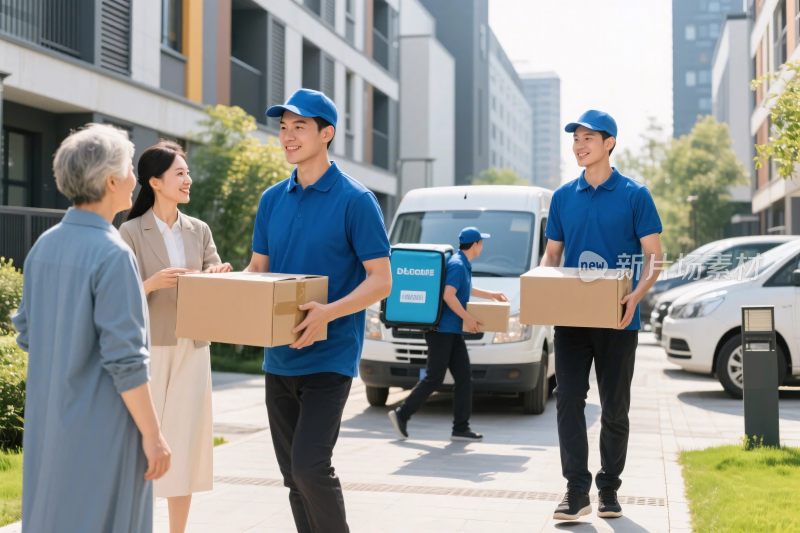 社区快递配送场景