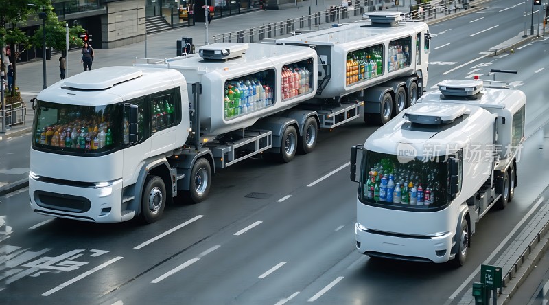 未来物流智能卡车高效运输