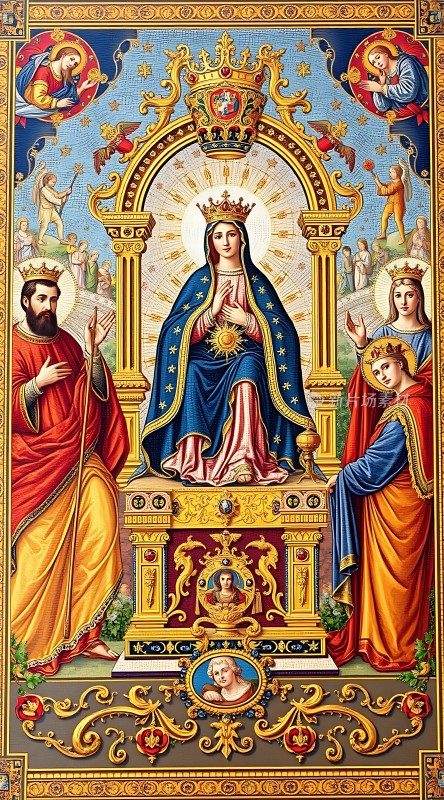 圣母玛利亚加冕图