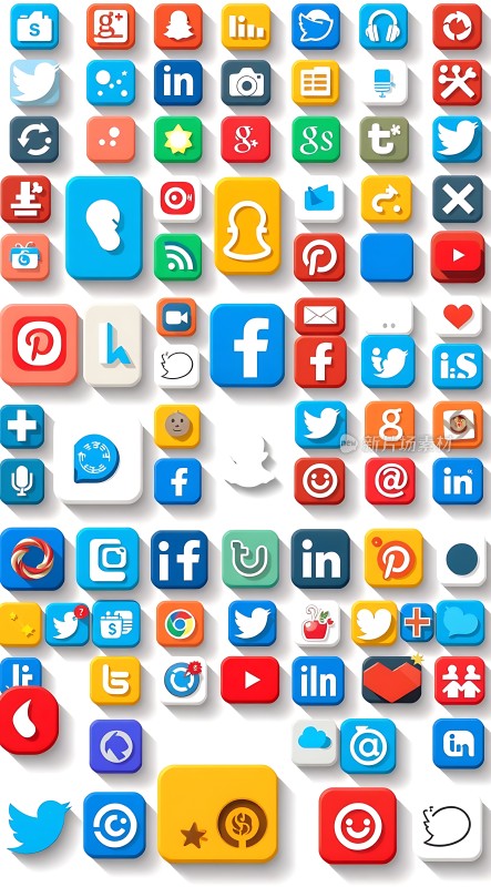 社交媒体图标大集合