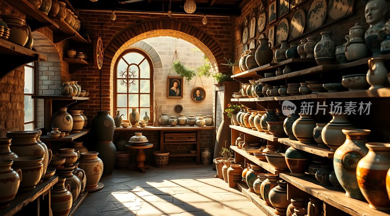 陶艺工坊里的艺术魅力