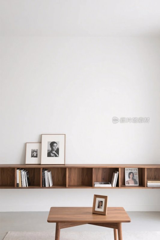 简约室内书架装饰场景