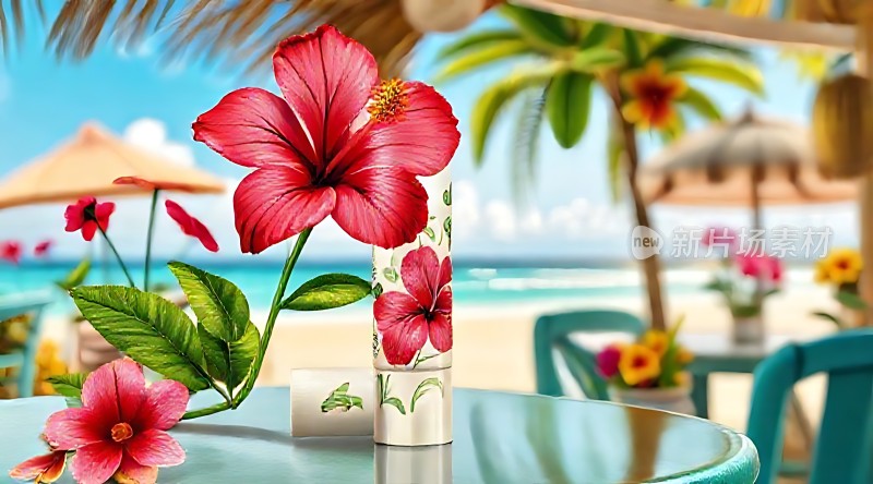 热带风情花漾夏日