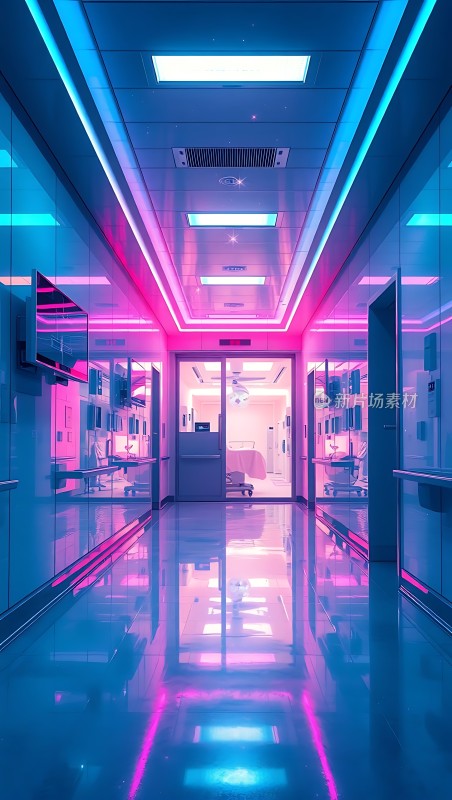 霓虹走廊科技感十足