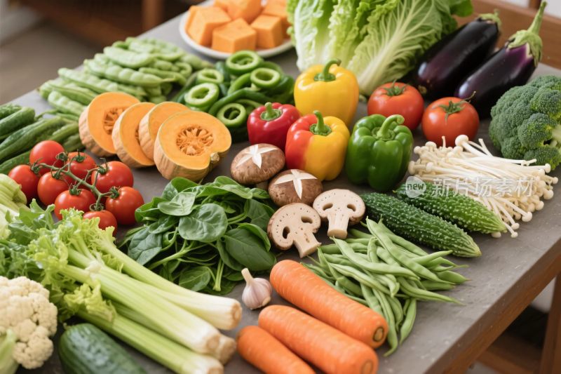 新鲜蔬菜水果图