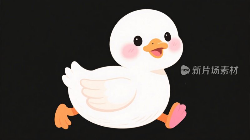 卡通小鸭子插画