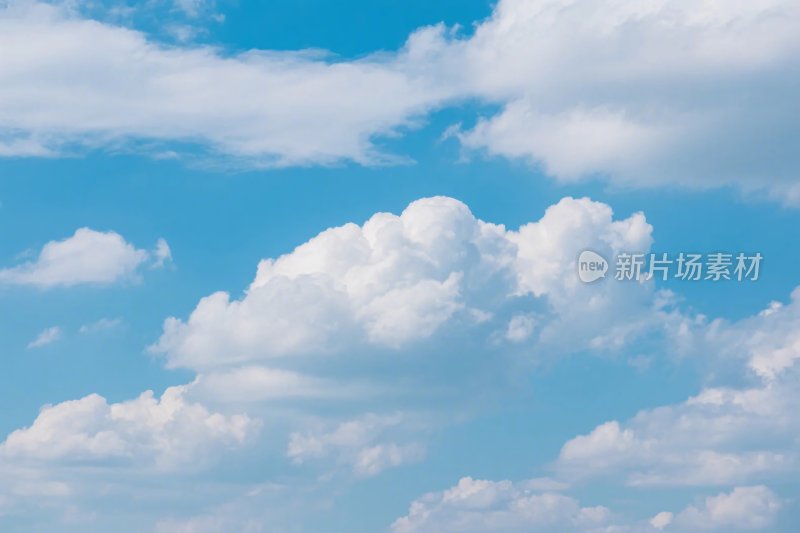 蓝天白云风景图