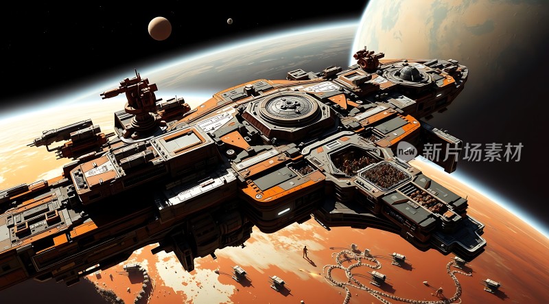 星际飞船探索未知宇宙