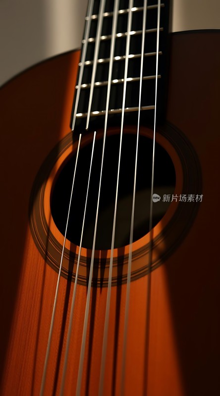 阳光下的吉他