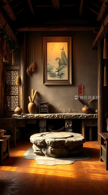 古风室内装饰画