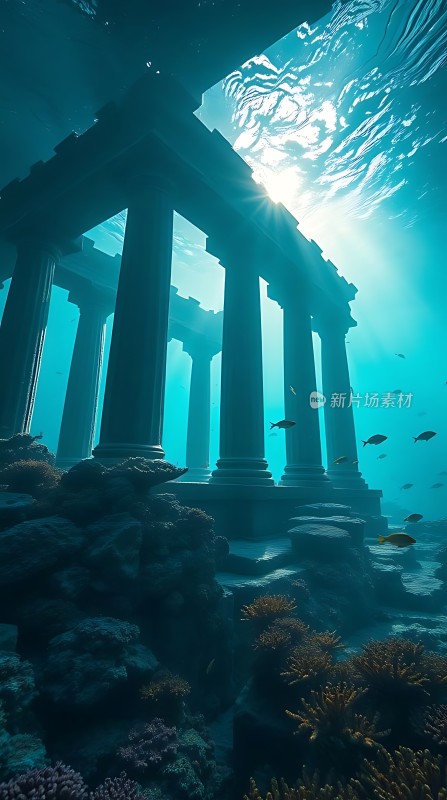 水下古建筑遗迹