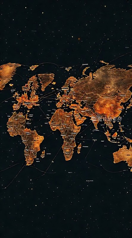 全球网络连接图