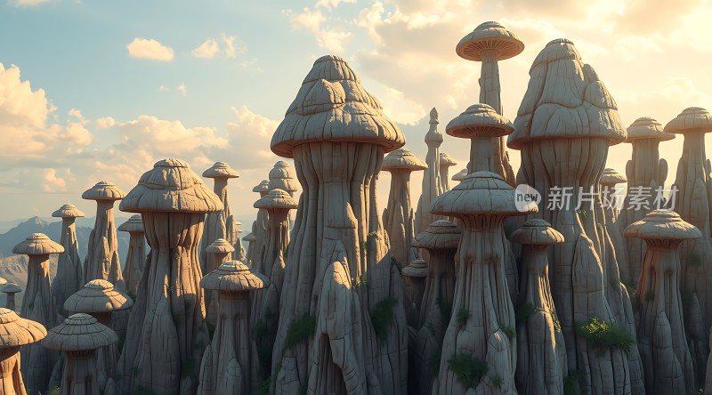 奇石林立自然景观奇特