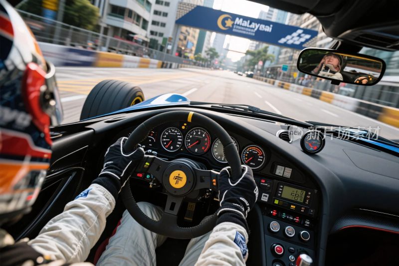 赛车驾驶视角赛车场景