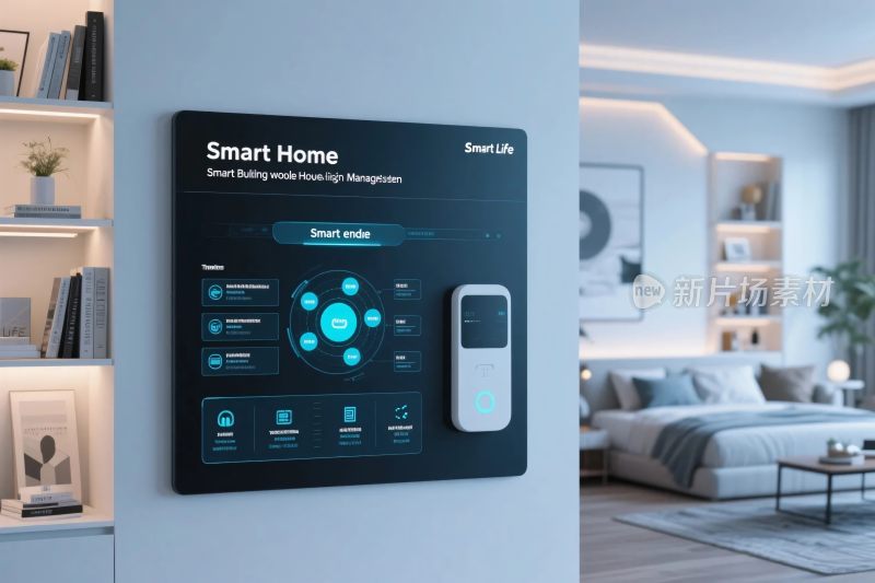 智能家居控制面板场景